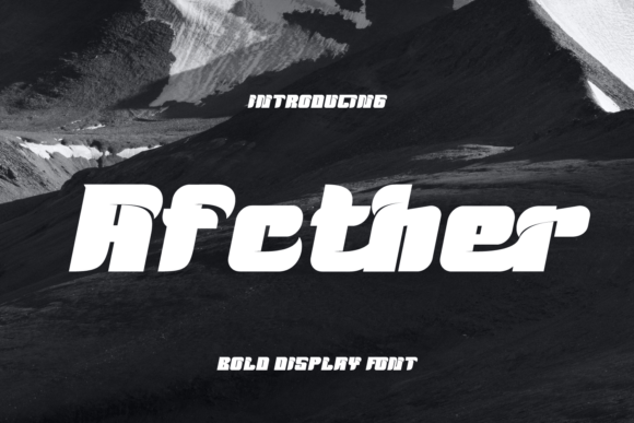 Aftcher Font: A Display Typeface That Demands Attention in Campaign Visuals