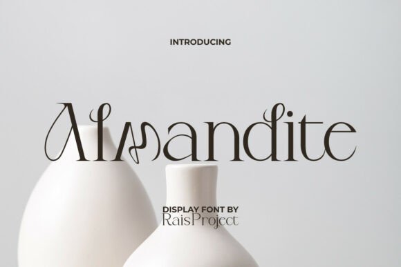 Almandite Typeface: A Display Font That Makes Campaigns Stand Out