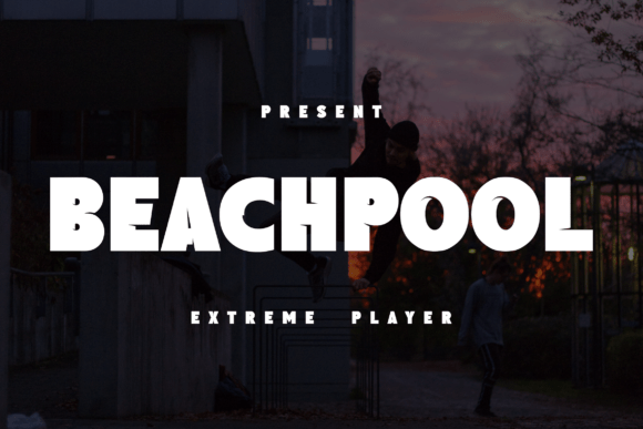 Beachpool: A Bold Display Typeface for Editorial Impact