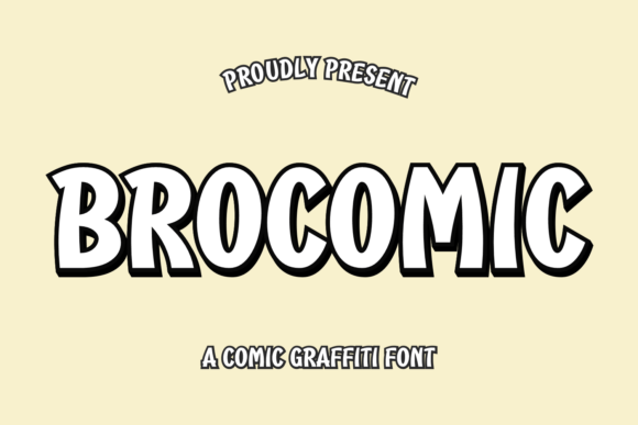 Brocomic: A Display Font That Brings Playful Energy to Editorial Design