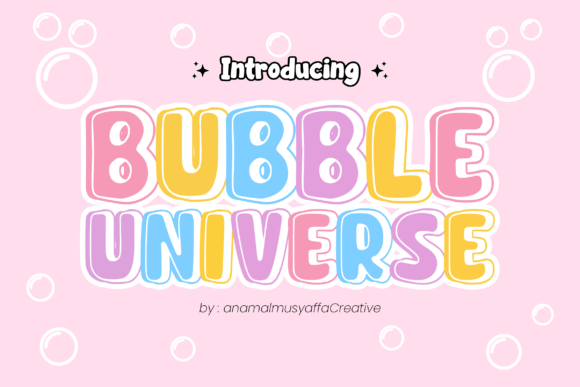Bubble Universe: A Display Font That Adds Playful Personality to Web Layouts