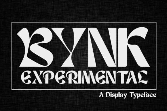 Bynk Font Review: Psychedelic Display Typeface for Campaigns