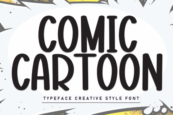 Comic Cartoon: A Playful Display Font for Your Handmade Products