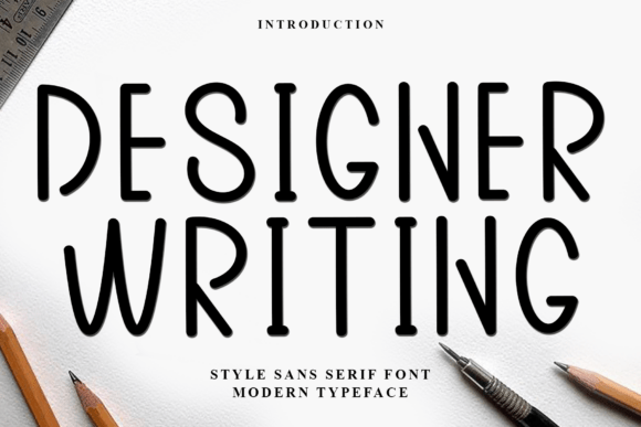 Designer Writing: A Display Font That Makes Campaigns Instantly Recognizable