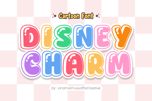 Disneycharm Regular: A Playful Display Font for Digital Branding