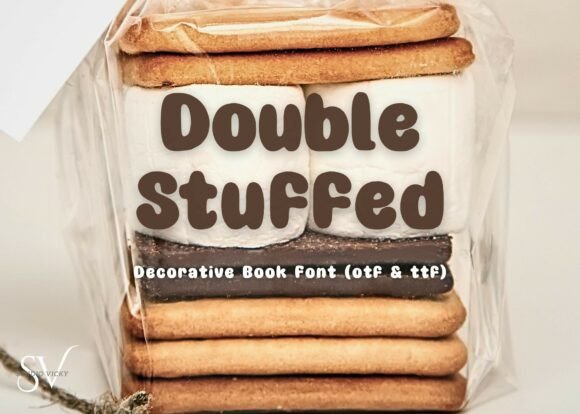 Double Stuffed Font: A Chunky Display Typeface for Bold Campaigns