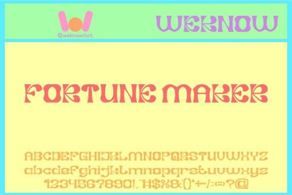 Fortune Maker Font: A Timeless Choice for Crafters and Designers
