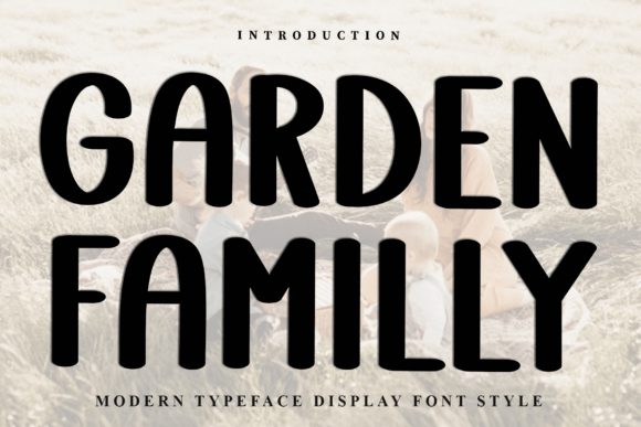 Garden Familly Font: Festive Branding for Small Businesses