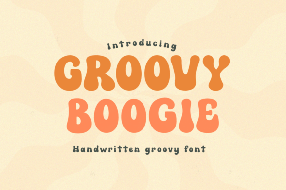 Groovy Boogie: A Handwritten Display Font with Retro Editorial Charm