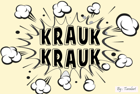 Kraukkrauk Regular: A Font for Whimsy and Clarity