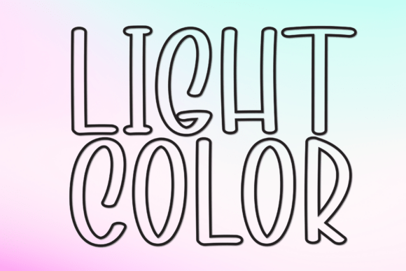Light Color: A Display Font That Makes Campaign Messages Pop