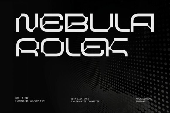 Nebula Rolek: A Display Font That Elevates Campaign Visuals