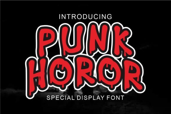 Punk Horror: A Metallic Display Typeface for Editorial Impact