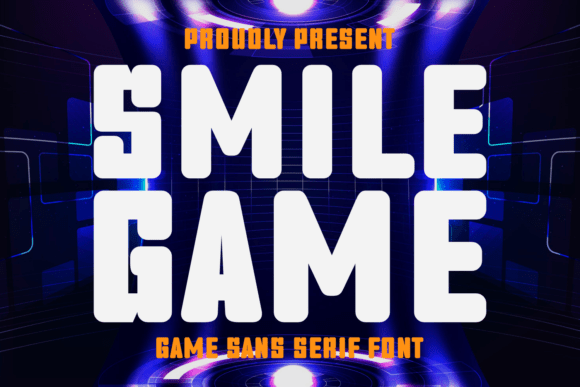 Smile Game Font: A Bold Display Typeface for Small Business Branding