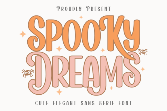 Spooky Dreams Regular: A Playful Display Font for Crafters