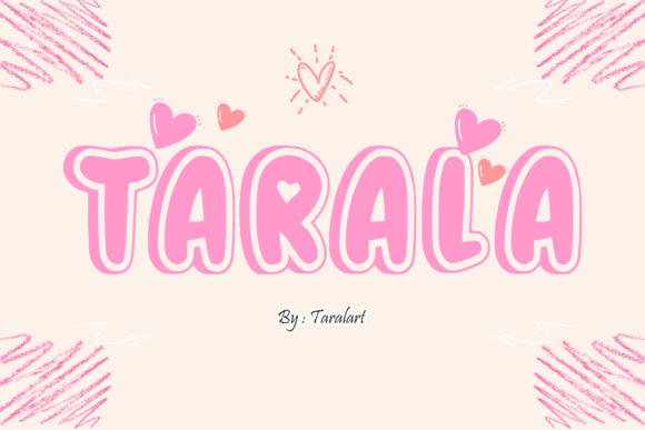 Tarala Font: A Whimsical Typeface for Branding Projects